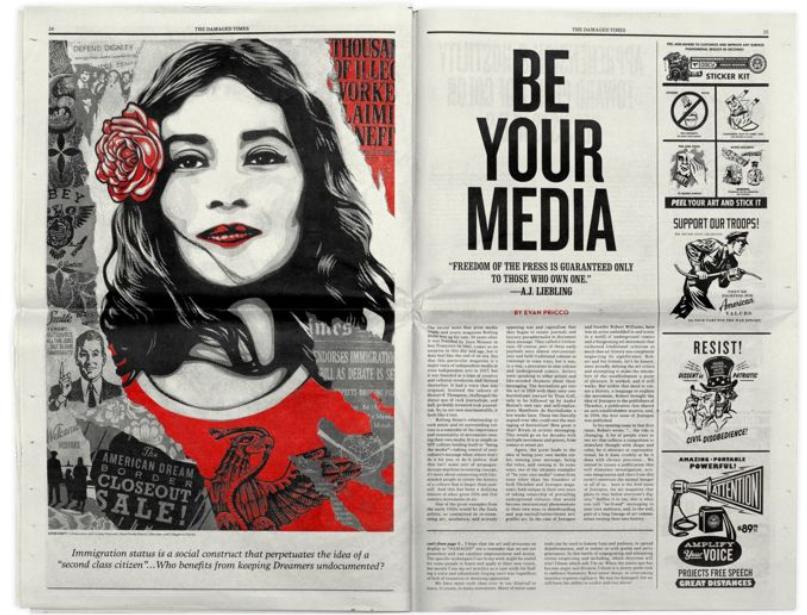 Damaged Times + Journal - Shepard Fairey (OBEY)