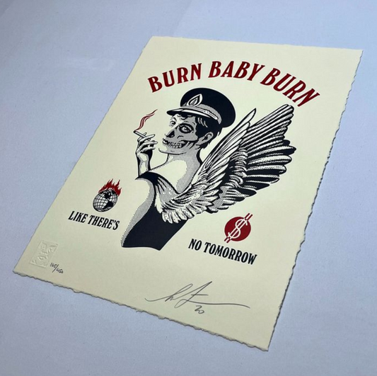 Burn Baby Burn - Shepard Fairey (OBEY)