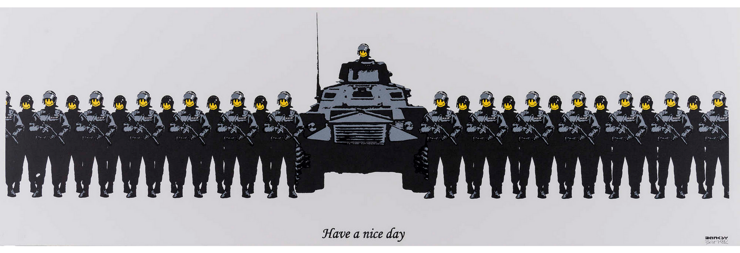 Have a Nice Day - Banksy - A + Signed